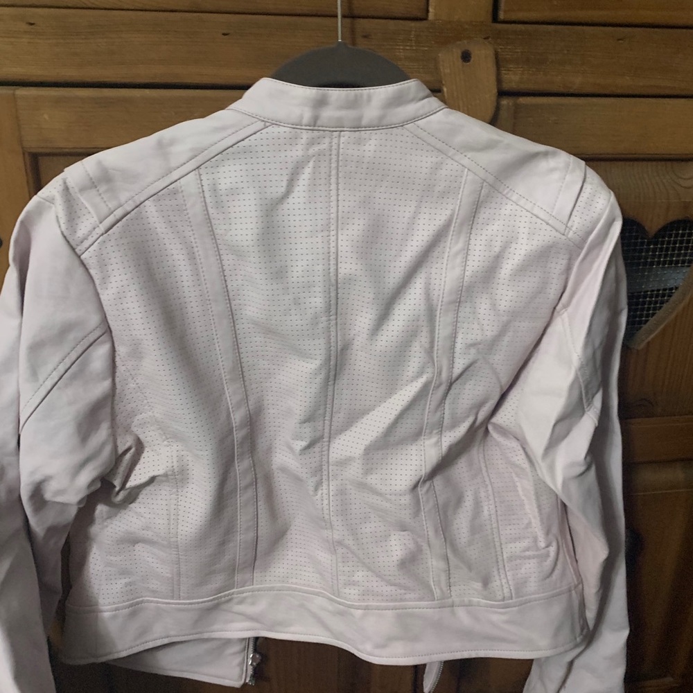 Pink Guess Leather Jacket - Picture 2 of 3